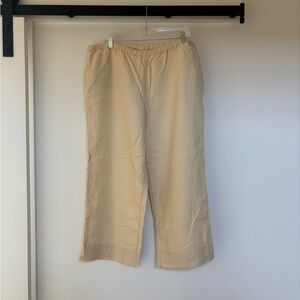 J. Jill Cream Boot Cut Pants
